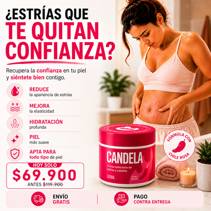 Candela crema reductora